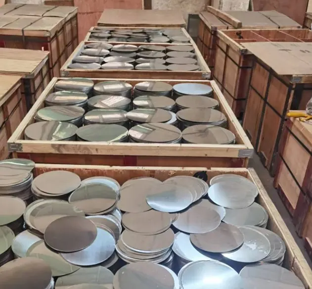 Round Blank Plate Mirror Polishing 304 Stainless Steel Circle Disc