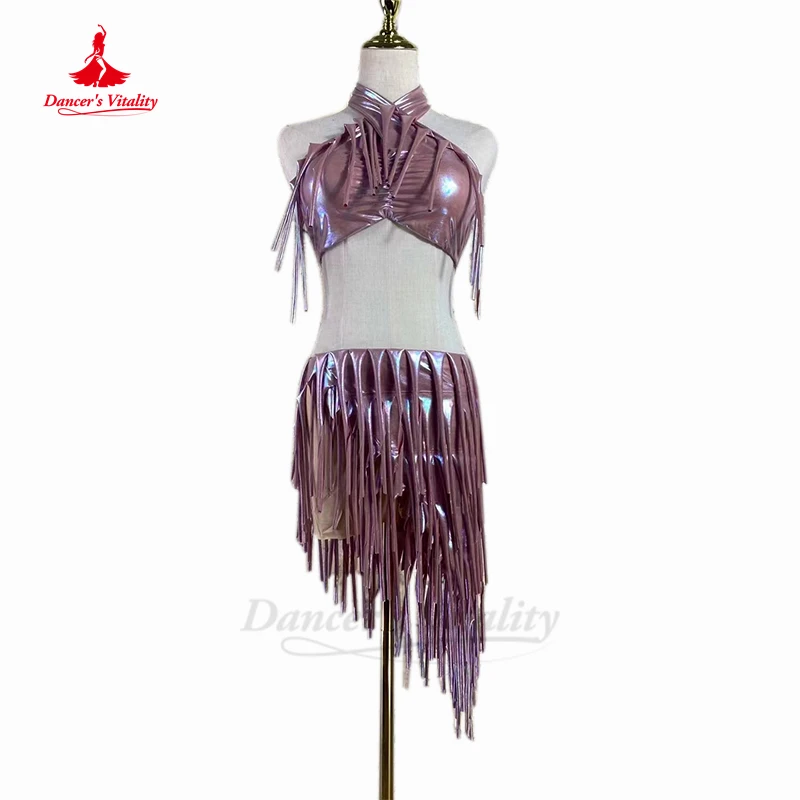 Belly Dance Costume Suit for Women Children Exotic Dancewear Bra+tassel Skirt 2pcs Customzied Belly Dancing Stage Wear Outfit