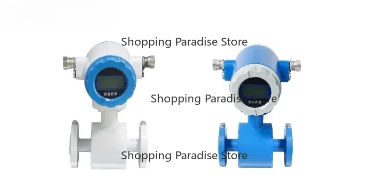 Electromagnetic Flowmeter with RS485 Converter SS316L Tri-clamp Flange Connection DN50 DN100 DN200 for Water O-il Chem-icals