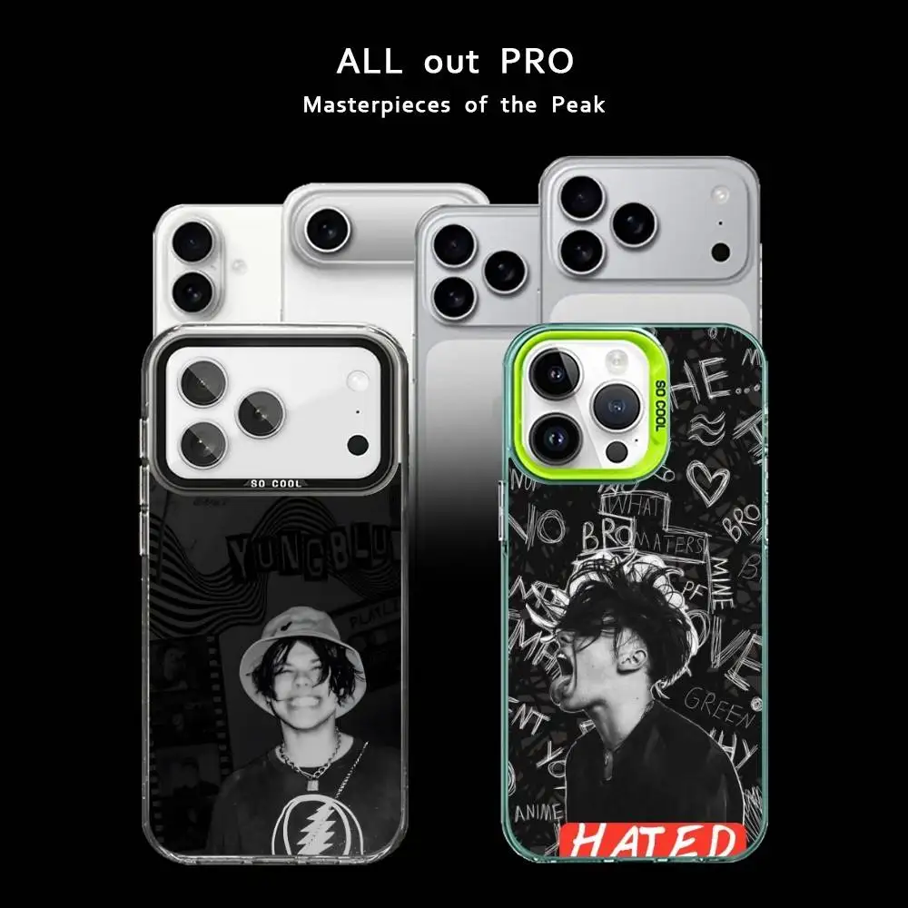 

Yungblud Lowlife Phone Case For iPhone17,16,15,14,13,12,11 Pro Max Blcak Matte Shockproof Cover