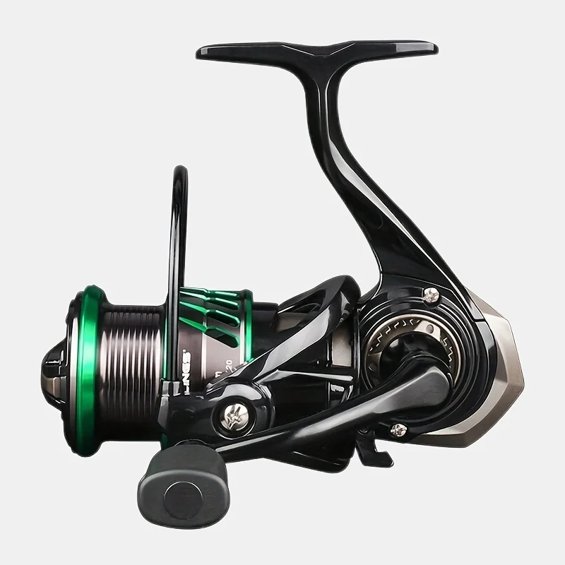 BILLINGS MK Series,6.4:1 Gear Ratio 6+1BB,18LB Max Drag,Double Line Cup,Spinning Fishing Reel,For Freshwater Saltwater