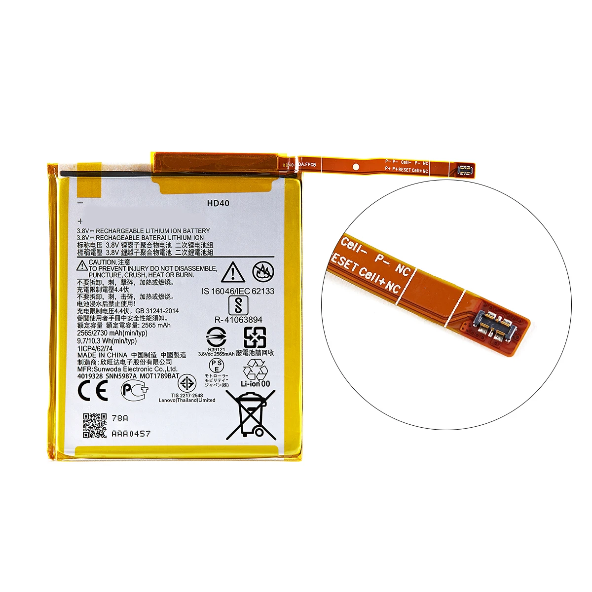 100% Original HD40 2730mAh Battery For Motorola Moto Z2 Force XT1789-01 XT1789-03 XT1789-05 Mobile phone Batteries+Tools