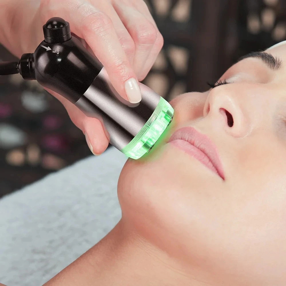 Multicolor Led Facial RF Beauty Device With Massage Head For Skin Firming Brightening Relaxation And Personal Face Care Tool