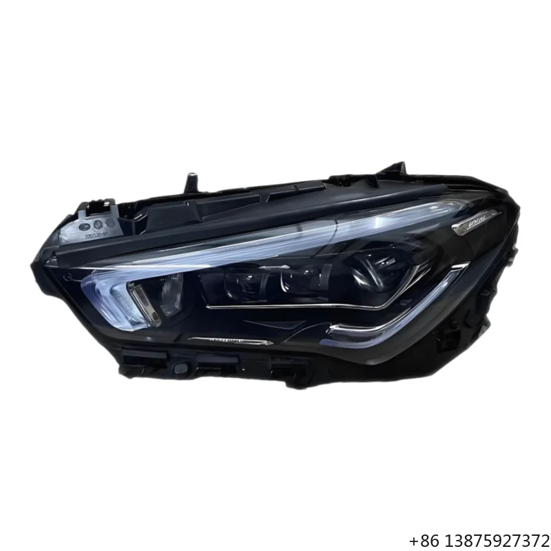 For  CLA W118 High-end LED Geometric Headlights Headlight Assembly Compatible with Car Light Accessories