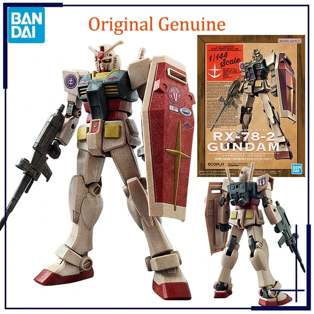 カラー塗装ずみ RX-78 ガンダム 1/144スケール BAMDAI