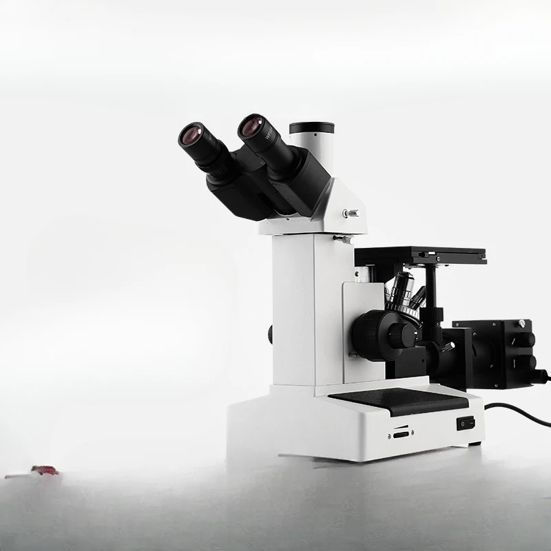 

Three-eye inverted metallographic research for metallographic structure analysis Metallographic microscope of various materials