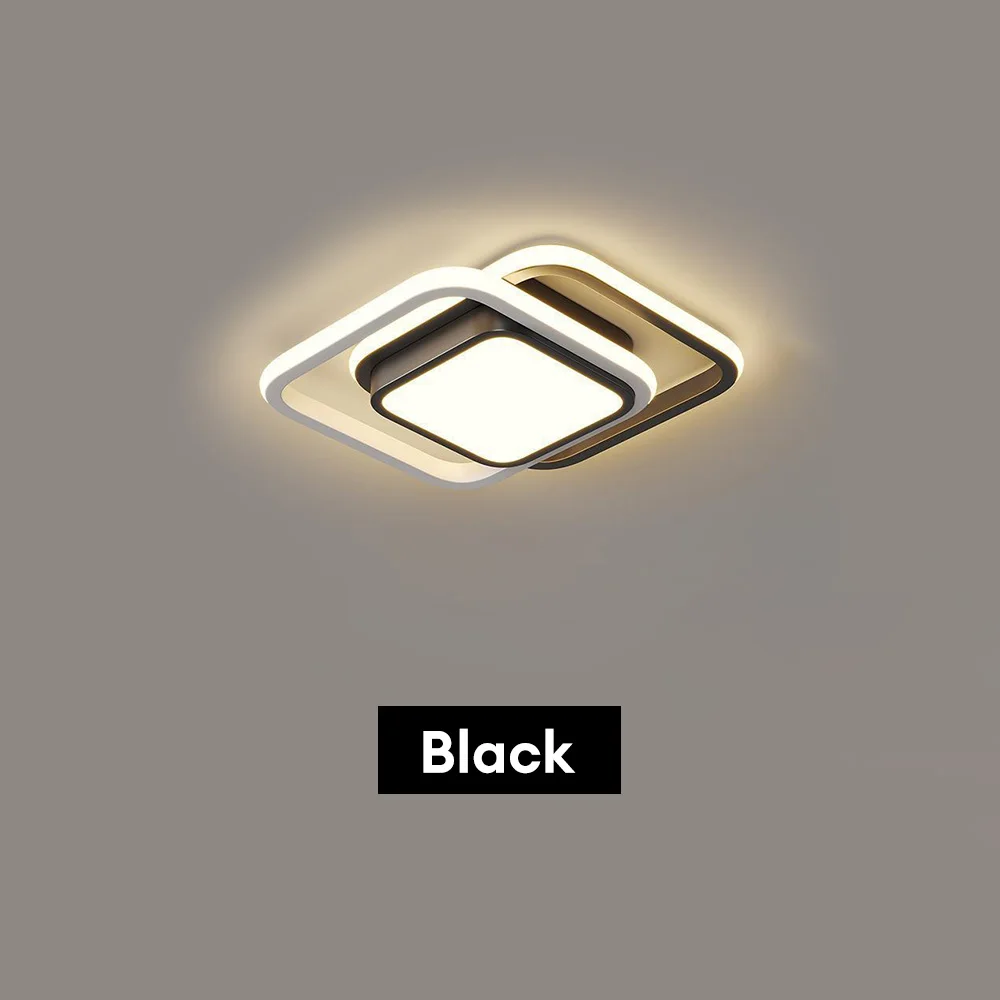 

Creative LED Ceiling Light 2 Rings Modern Ceiling Lamp Indoor Corridor Ceiling Lamp for Home Bedroom Living Room Office