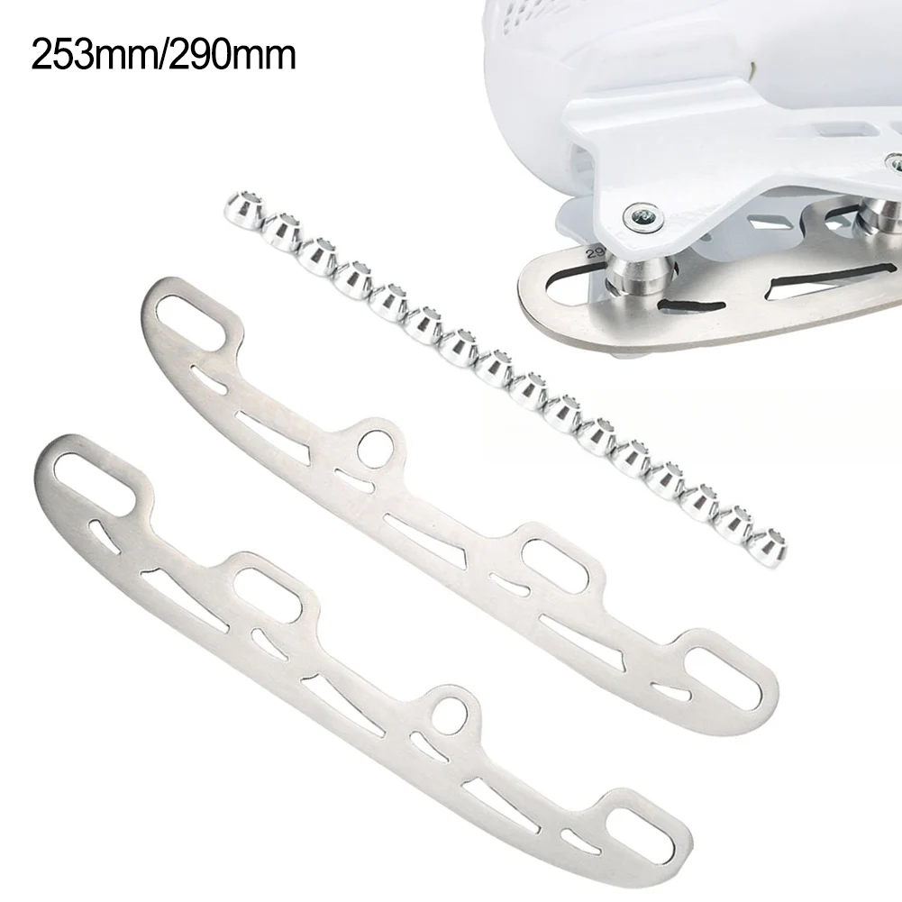 

Пара лезвий для роликовых коньков из алюминиевого сплава 253/290 мм, быстросъемные, для самостоятельной сборки, для фигурных коньков