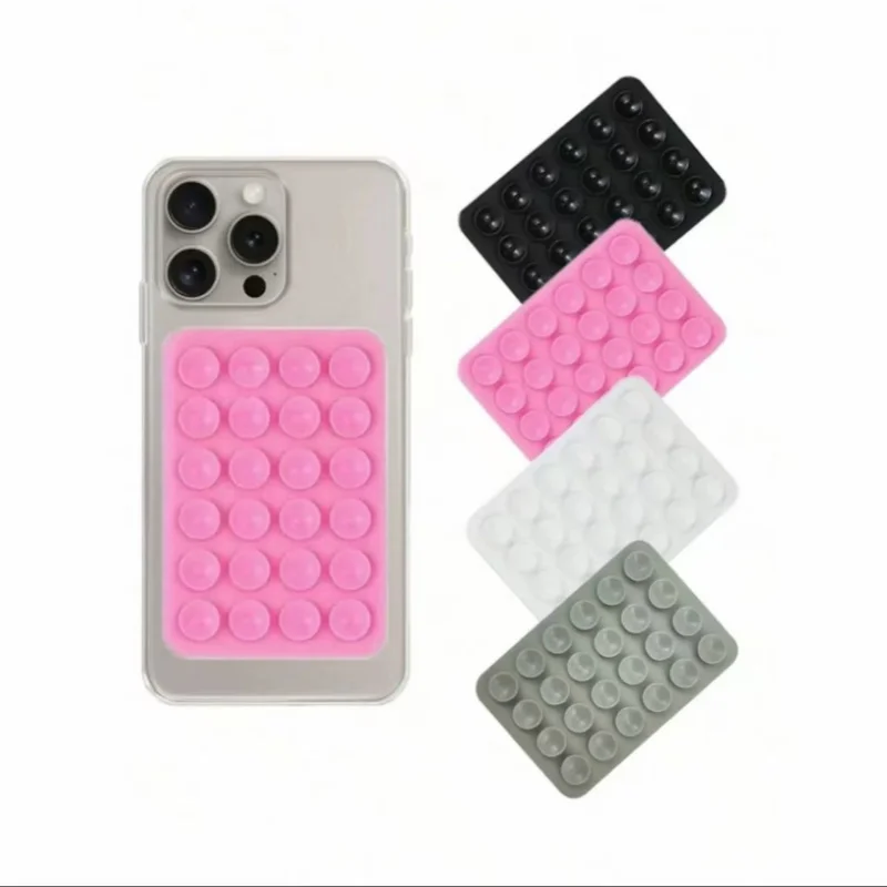 

Silicone Suction Pad For Mobile Phone Fixture Suction Cup 24 Square Backed Adhesive Silicone Rubber Sucker Pad For Fixed