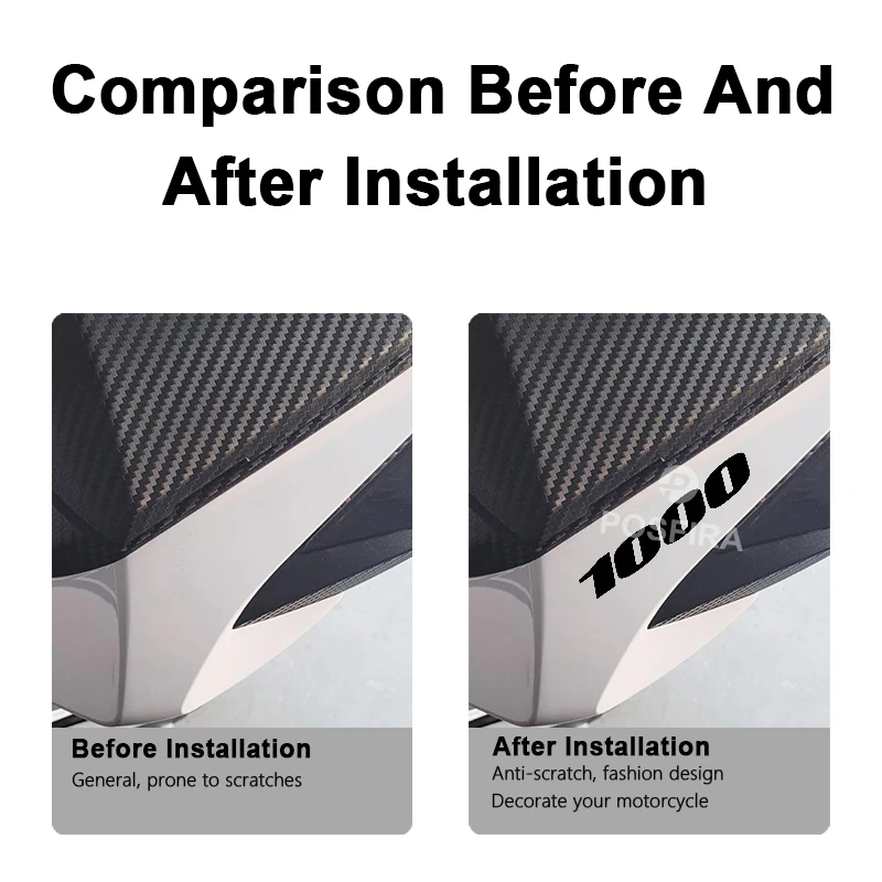 POSFIRA Naklejka motocyklowa Wodoodporne naklejki do Suzuki GSXR 1000 GSX R GSXR1000 Akcesoria K9 K8 K7 K6 K5 K4 Naklejka motocyklowa