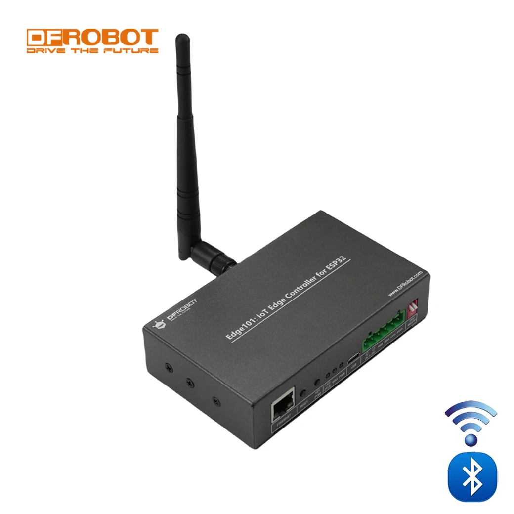 

Edge101 Industrial ESP32 IoT Programmable Edge Controller Dual-core 240MHz RS485 CAN Ethernet TF SIM card slot Automation Contr