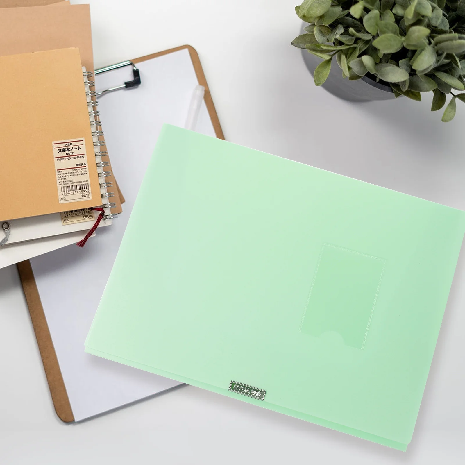 File Storage Box Document Organizer Paper Holder Plastic Desktop File Case For Office Home Study Wear-Resistant Efficient