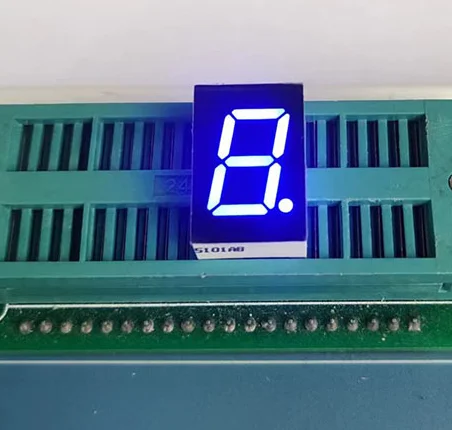 Tube d'affichage numérique LED bleu, 7 segments, 0.28 pouces, 0.36 pouces, 0.56 pouces, 3 bits, 4 bits, cathode, anode, 8 figures, 5 pièces