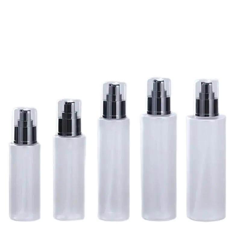 25Pcs Shampoo Bottle 100ml 120ml 150ml Plastic Frost Empty PET Cosmetic Refillable Packaging Hand Sanitizer Lotion Pump Bottle