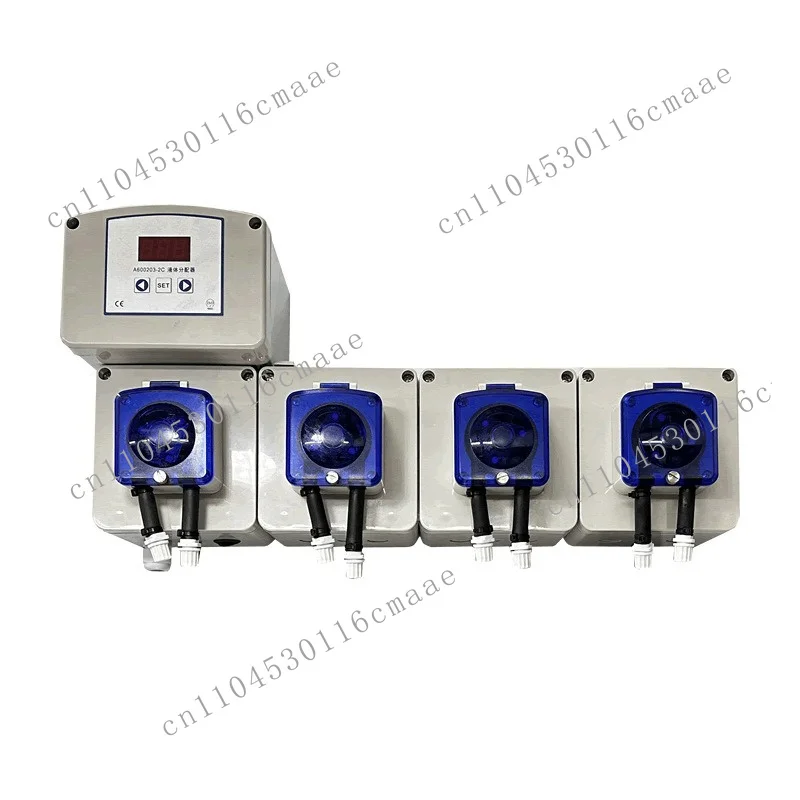 Commercial Washing Machine Liquid Automatic Distributor 4 Peristaltic Pump Stand-alone Washing Machine Accessories