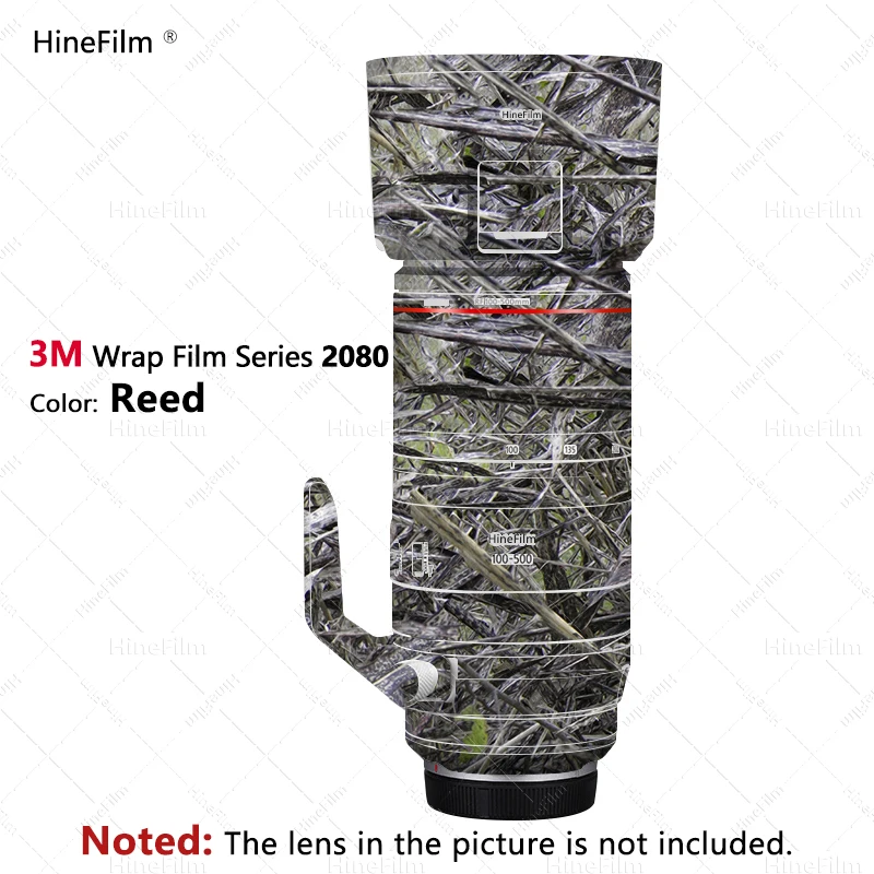 

Hinefilm Skin for Canon RF100-500 Lens Decal Skin 100500 Lens Wrap Cover for Canon RF100-500mm F4.5-7.1 USM Lens Sticker 100 500