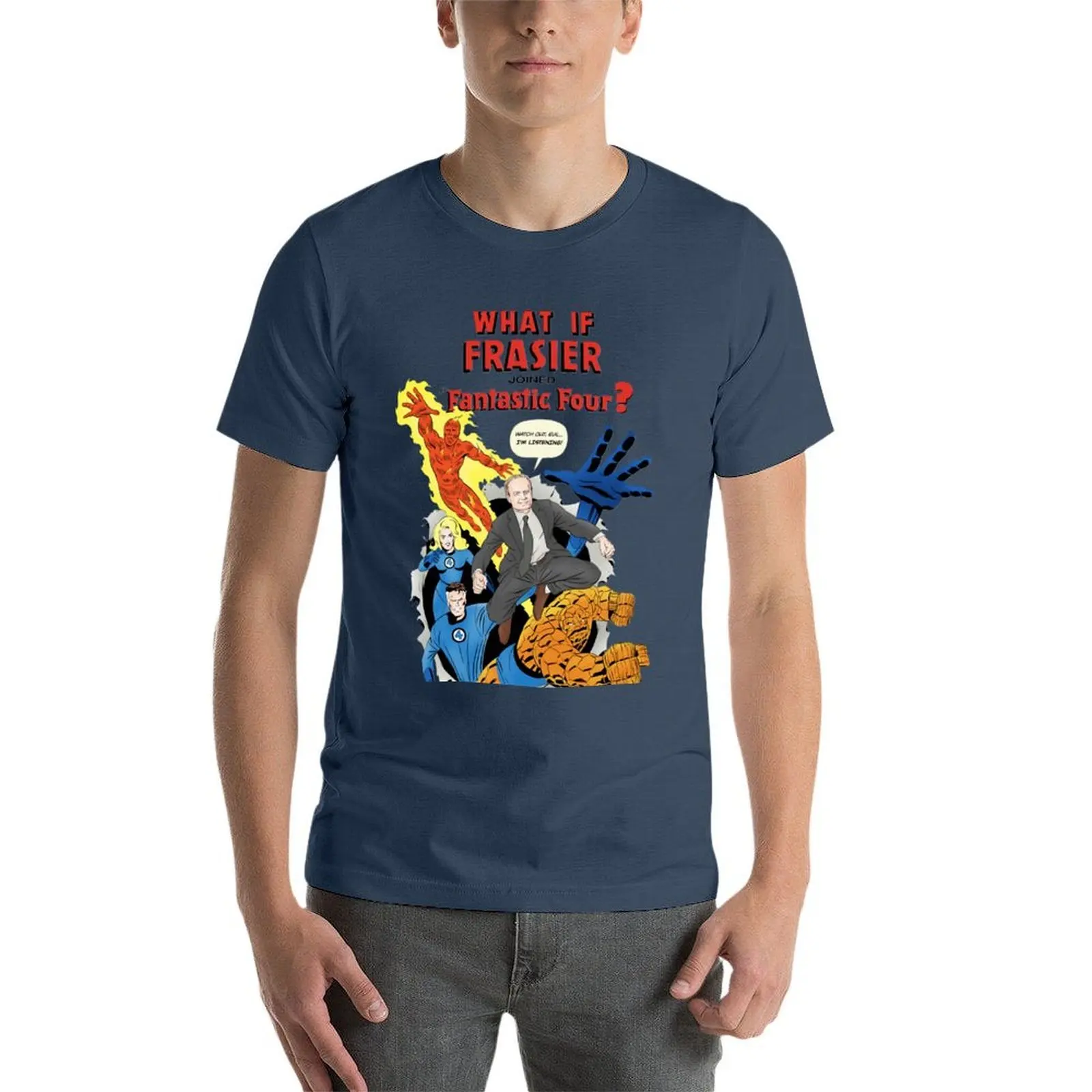 Frasier Fantastic Four T-Shirt cotton t shirts high quality anime tshirt T-Shirt