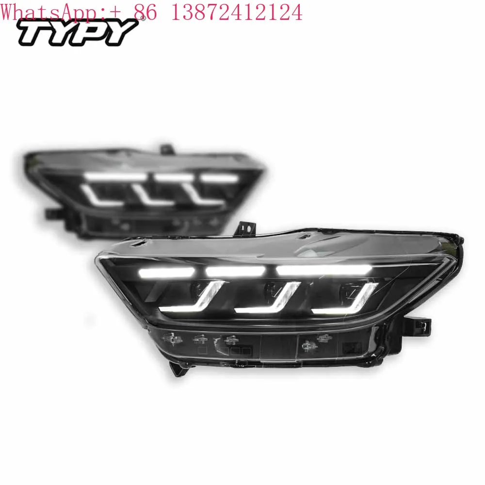 

CarTYPY Headlight LED Car Lamps Daytime Running Lights Dynamic Turn Signals Car Accessories for Ford Mustang 2015-2022