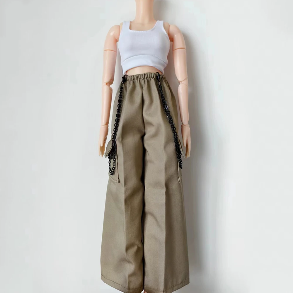 موضة 1/4 1/6 ملابس الدمى دعوى ل 45/30 سنتيمتر Bjd دمية تانك القمم + السراويل فتاة اللعب فستان اللعب منزل إكسسوارات دمي ، لا دمية