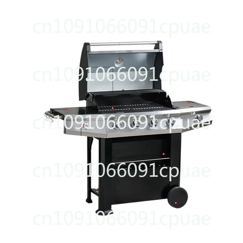 Large Thickened Barbecue Outdoor Gas Barbecue Table Patio Barbecue Grill Stainless Steel  Stove Villa BBQ