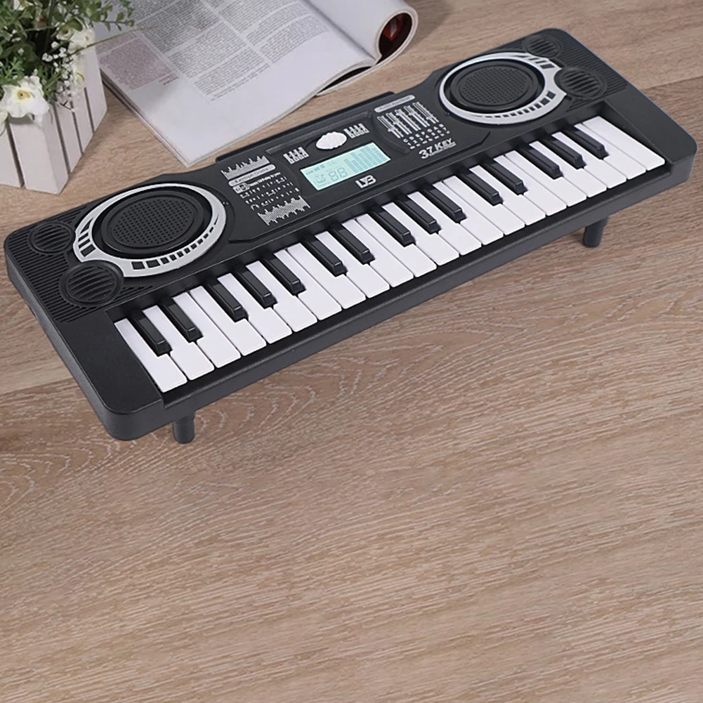 37 Keys Electronic Piano LED Display Portable Electronic Piano Keyboard Kids Educational Toy Children Musical Instrument