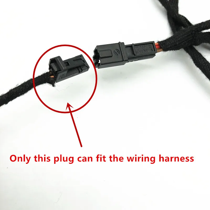 Car door welcome light warning light upgrade cable wiring harness For Audi A1 A2 A3 8v A4 B7 B8 B9 A5 A6 C7 C8 A8 Q3 Q5 Q7 TT