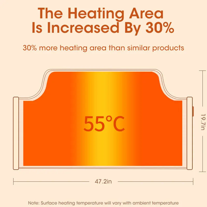 Elektryczny podgrzewacz Portabale ogrzewacz do stóp poduszka elektryczna ciała zimowy przenośny podgrzewacz regulowany termostat do domu biuro darmowa wysyłka