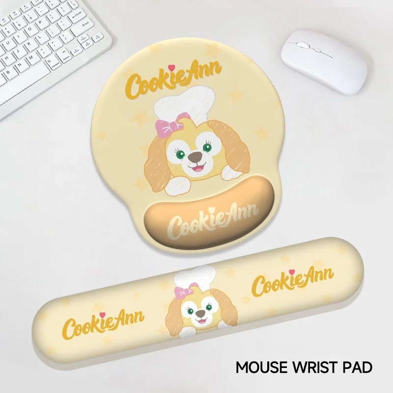 Cute Cartoon Wrist Mouse Pad Thick Anti Slip Design Soft Resilient Good Office Keyboard Hand Support Anime Peripheral Mouse Pad