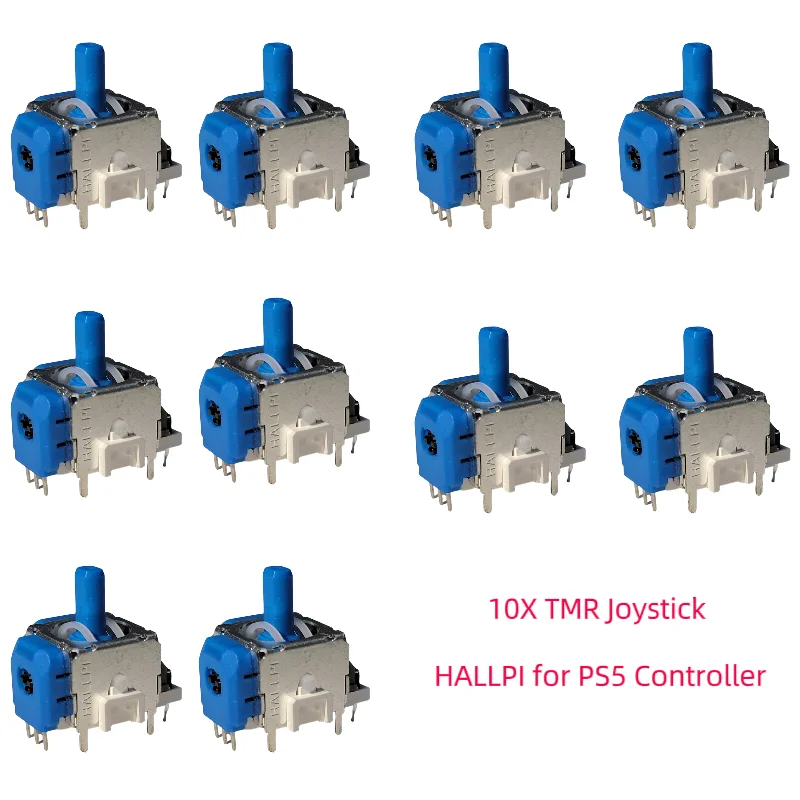 

10Pcs For PS5 Joystick HALLPI TMR Electromagnetic Joystick Replacement Anti-drift Hall Effect Stick for DualSense