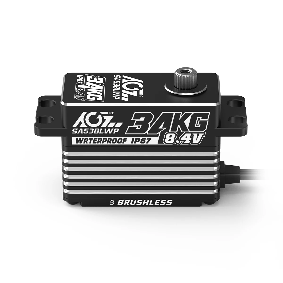 AGFRC SA53BLWP 34KG IP67 Waterproof Brushless Digital Smart Servo for RC Models