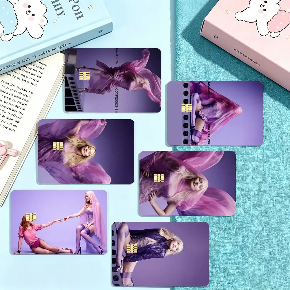M-Madonna Confessions I Feel So Free Credit Card HD Stickers Small Chip Waterproof Sticker Game Card Decal Gift
