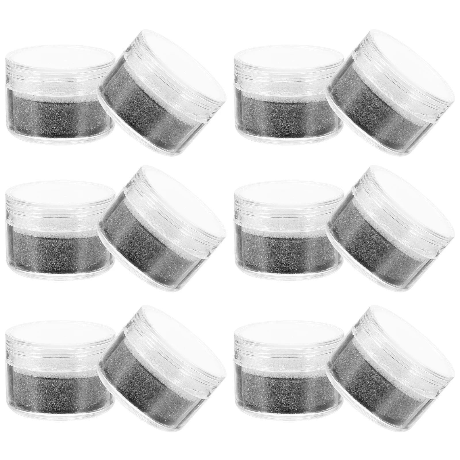 

12 шт., коробка для дисплея с бриллиантами, небольшой футляр для хранения драгоценных камней, круглый органайзер для ювелирных изделий, защита, демонстрация, настольный дисплей