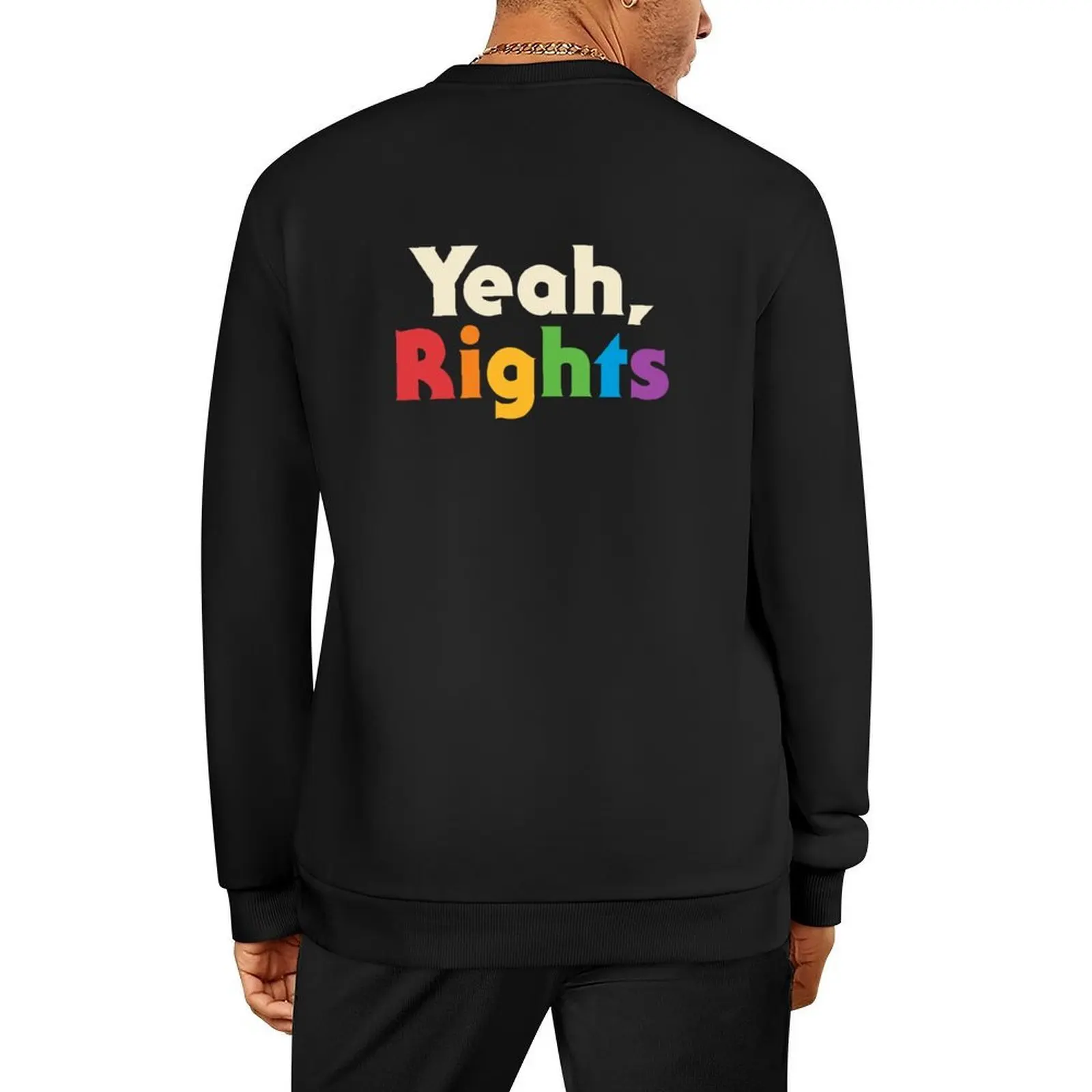 

Yeah, Rights Pullover men's winter sweater aesthetic clothing men's clothes korean clothes sweatshirts