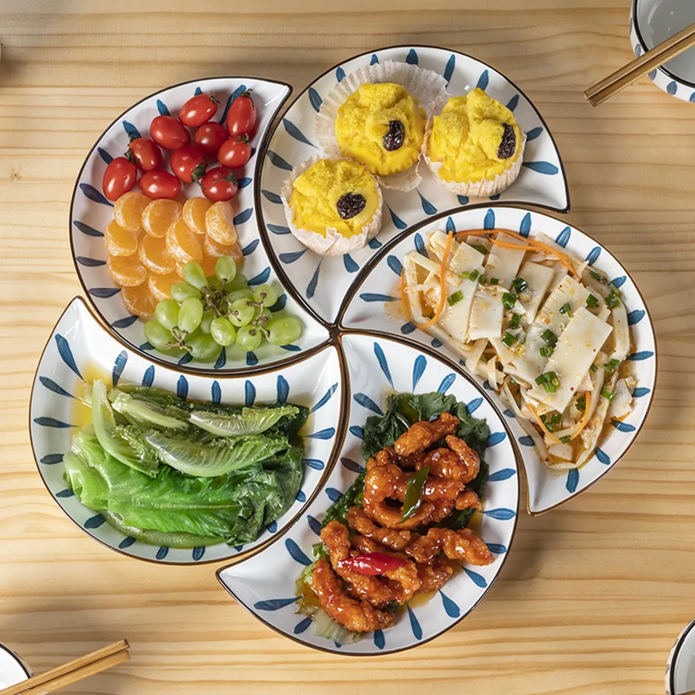 Moon Ceramic Plate – Scoop-Friendly, Microwave & Dishwasher Safe
