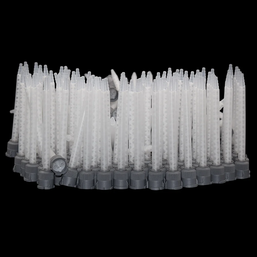 

250pcs 111mm Static Mixing Nozzle Mixer Tube 1:1 AB Glue Epoxy Adhesive Mixing Nozzles Tube Set for 50ml 1:1 AB Glues Adhesives