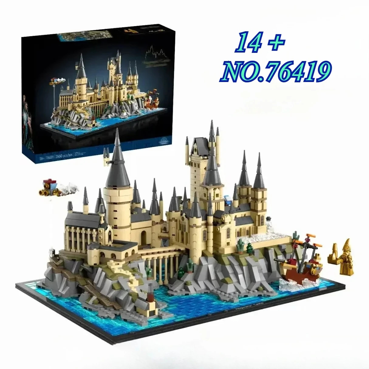 

2026 DIY 76419 Hogwarts Castle Courtyard Set, Birthday Gift, Christmas Gift, Halloween Gift，Valentine's Day gift