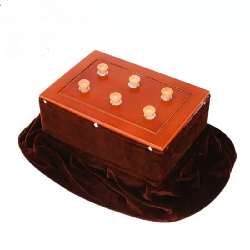 Smoke filter model, large waist and abdomen moxibustion box, solid wood, suspension, adjustable temperature abdomen, buttocks