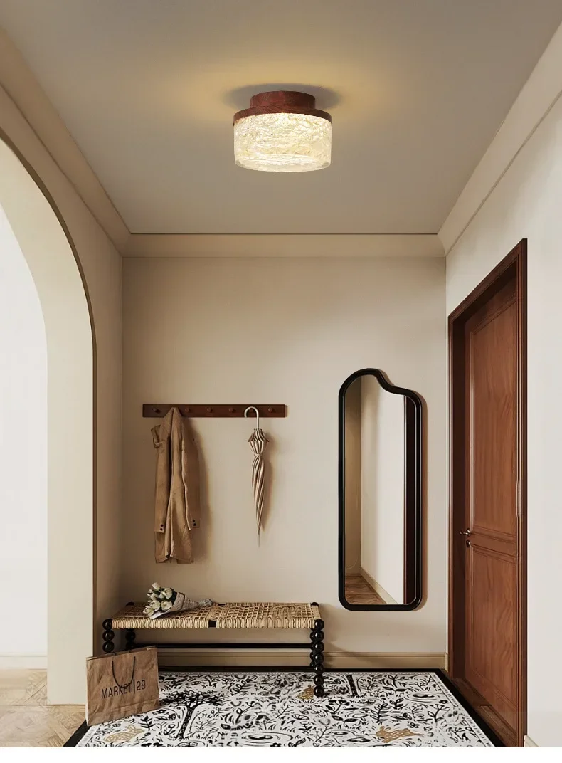 

Medieval Balcony Entrance Road, Ceiling Light Creative, Corridor Cloakroom Resin Lighting