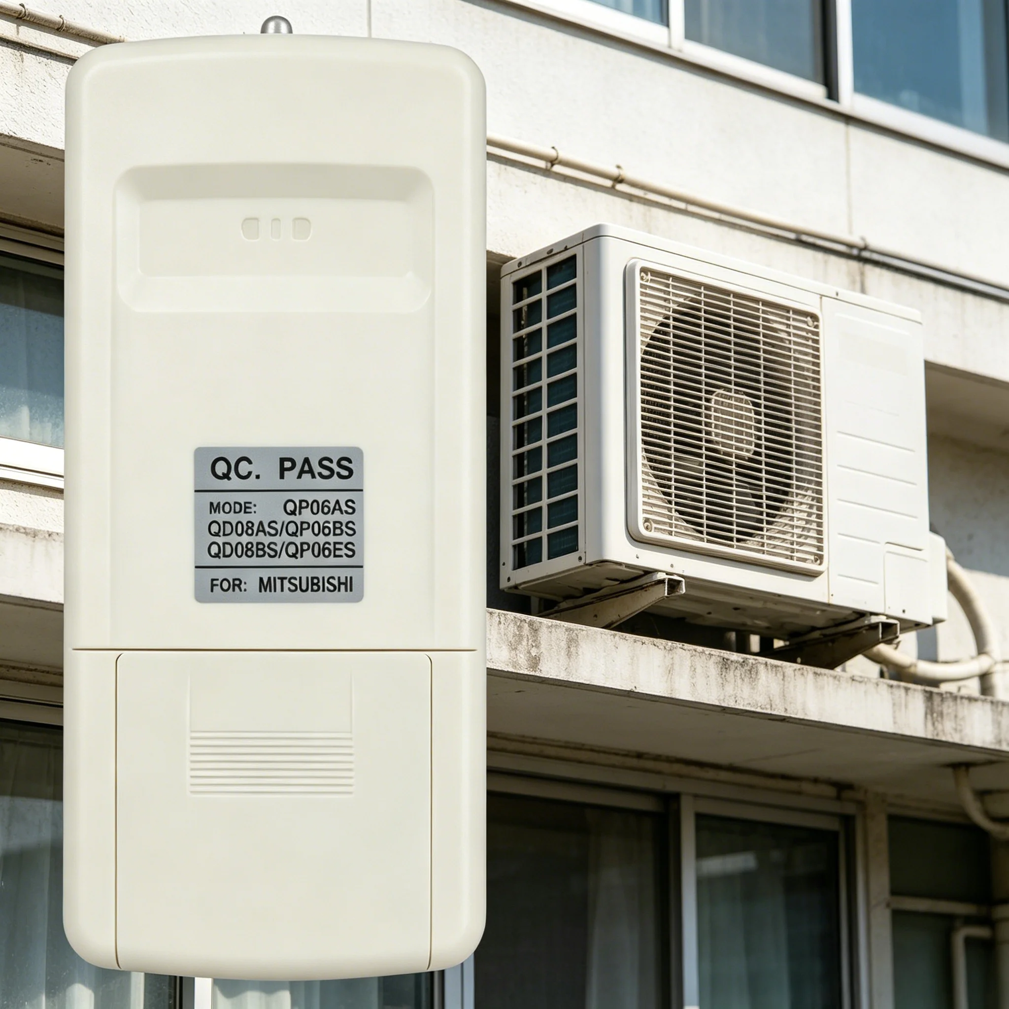 

Replacement Infrared AC Remote Control for Mitsubishi Air Conditioner QP06ES QD08AS QP06AS QP06BS QD08BS | Easy Use & P