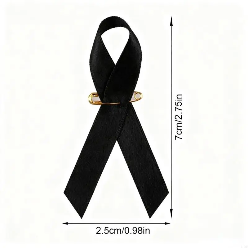 بروش Y3NE باللونين الأسود والأبيض للمناسبات التذكارية وتزيين القميص