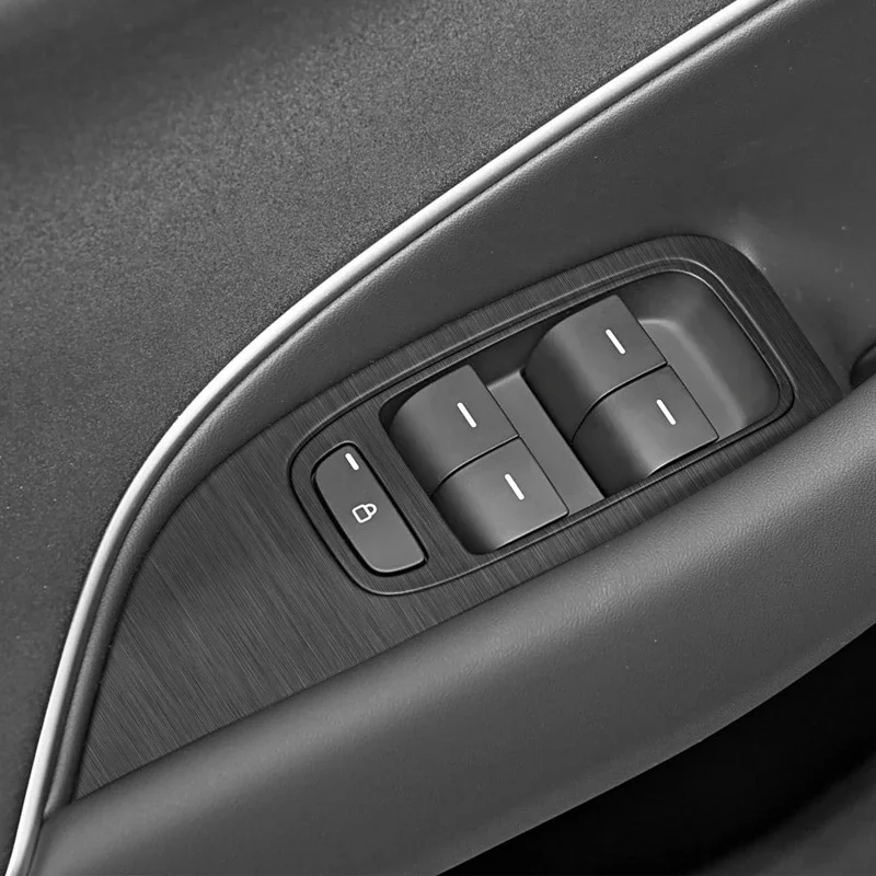 سيارة الكربون الداخلية ملصق السيارات نافذة رفع لوحة مائي ل XIAOMI SU7 2024-الحاضر LHD والعتاد الباب طبقة رقيقة واقية ملحق