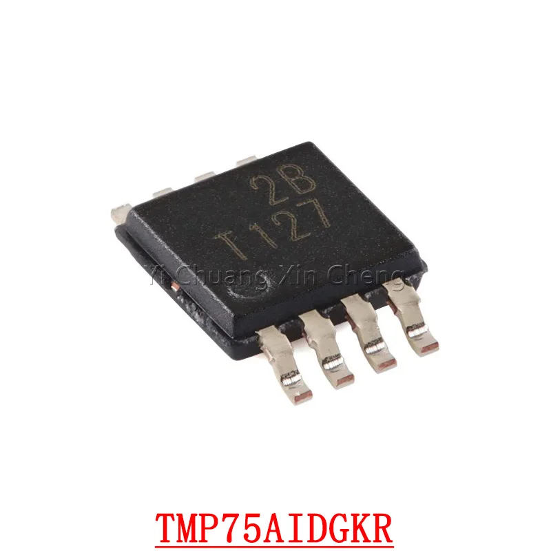 

10Pieces New Original TMP75AIDGKR TMP75 Temperature Sensor Digital, Local -40°C ~ 125°C 11 b 8-VSSOP