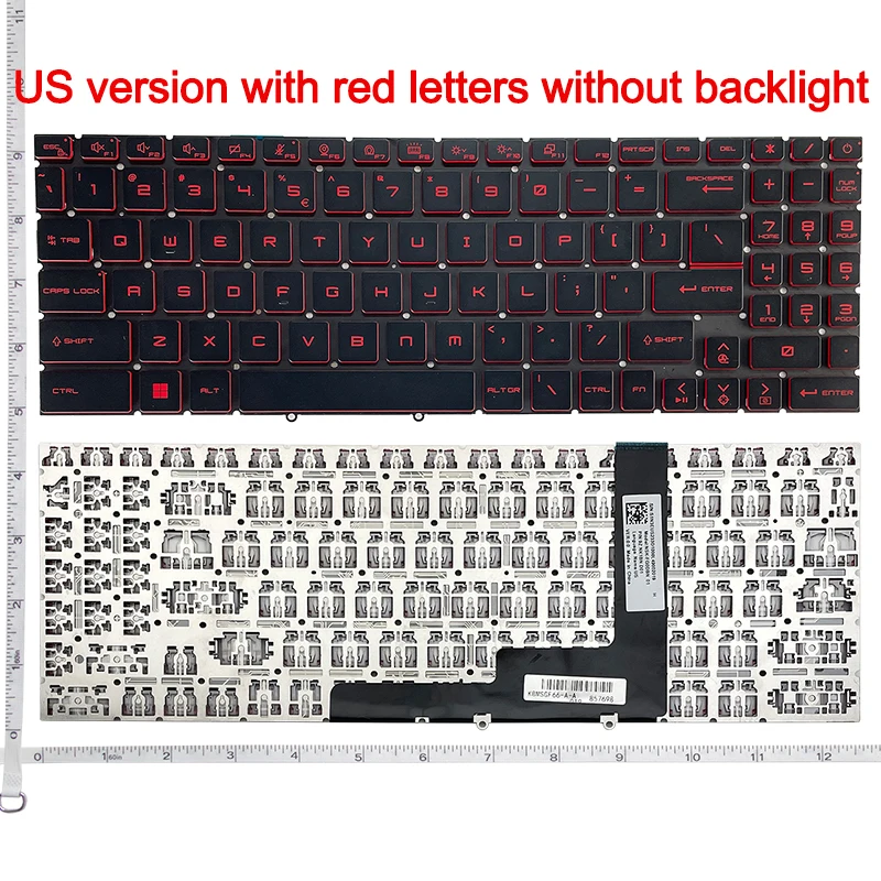 الولايات المتحدة/RU جديد لوحة مفاتيح الكمبيوتر المحمول ل MSI الحديثة 15 MS-15H2 15H4 15HK 1591 1592 1593 السيف 15 17 A11 SE A12UC/A12UD/UE/UG السيف 15 A11UE #6