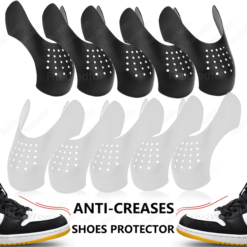 5Pairs Anti Crease Shoes Protectors Lightweight Shoe Accessories for Sneakers Toe Cap Crease Guards for Shoes Soft Comfortable