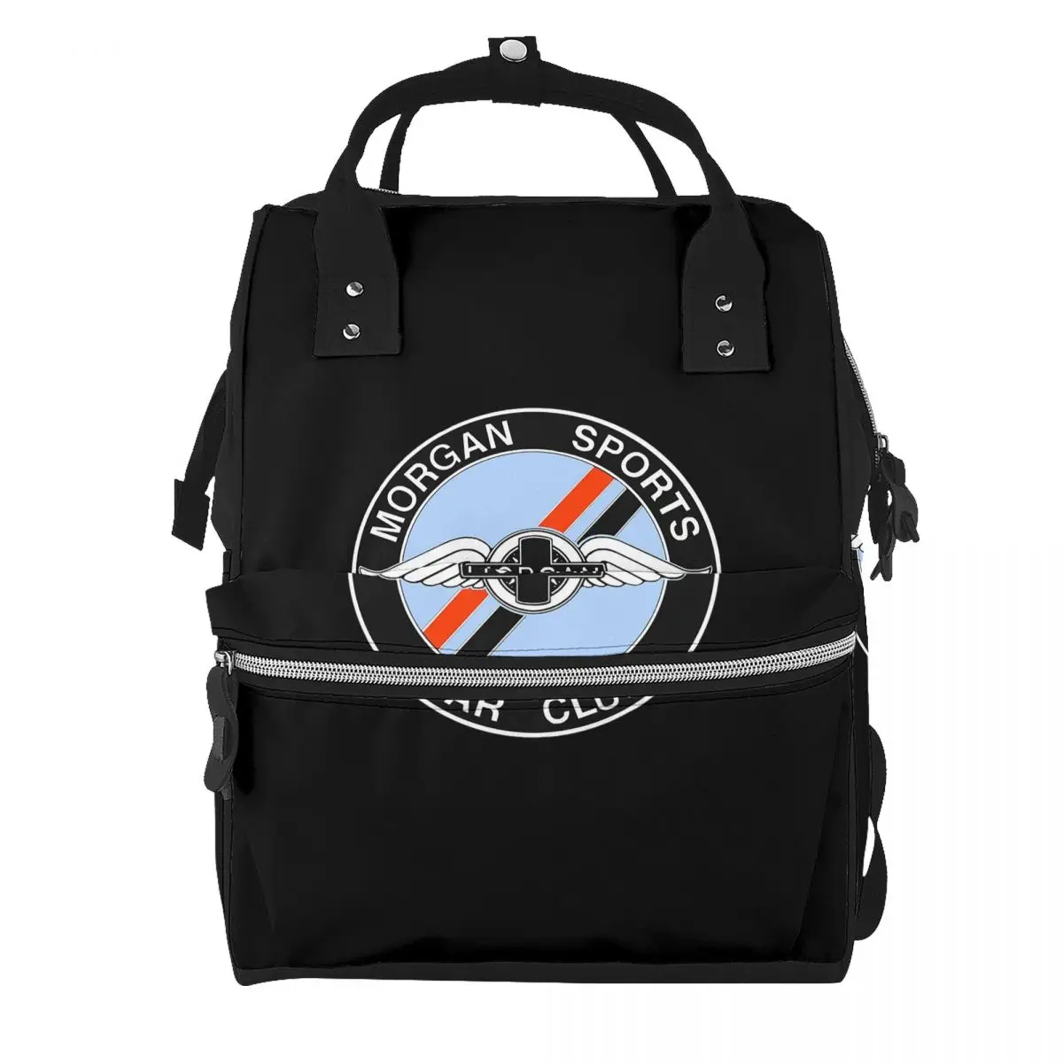 Morgan Motor Car Company Student Backpack School Bag Hiking Travel Daypack for Men Women Bookbag Shoulder Bags