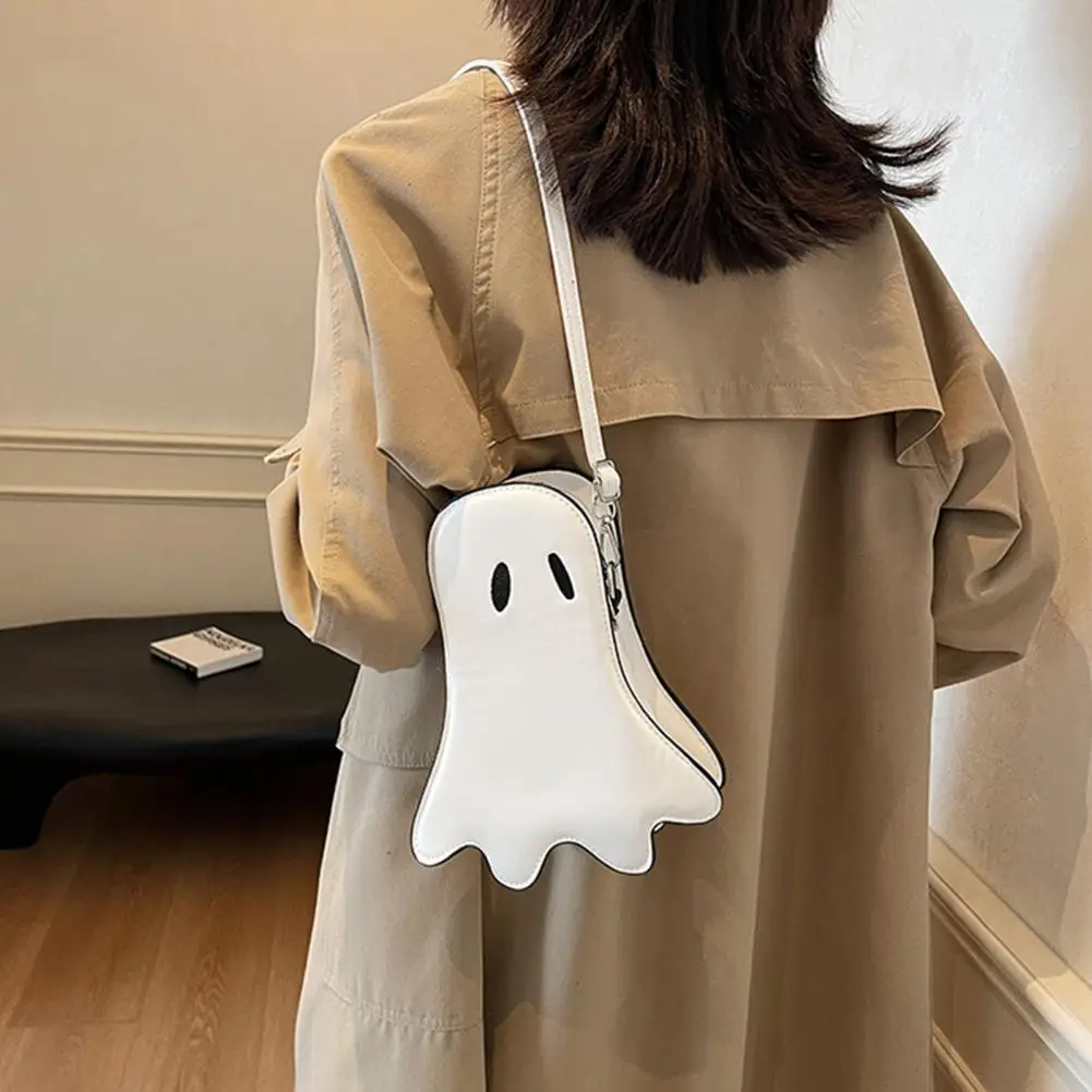 

Сумка через плечо небольшого размера, сумка через плечо с жутким призраком для прогулок на Хэллоуин, водонепроницаемая сумка через плечо для женщин, милая