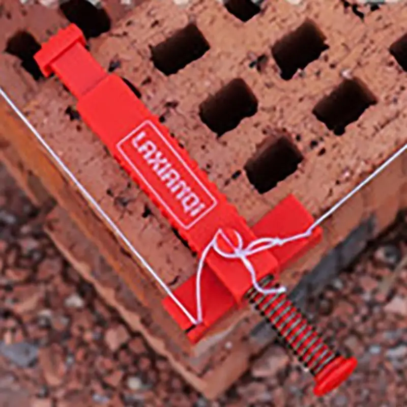 E21B 2pcs Brick Liner Runner Leveling Tool, Brick Liner Clamps Runner Brick Line Clip