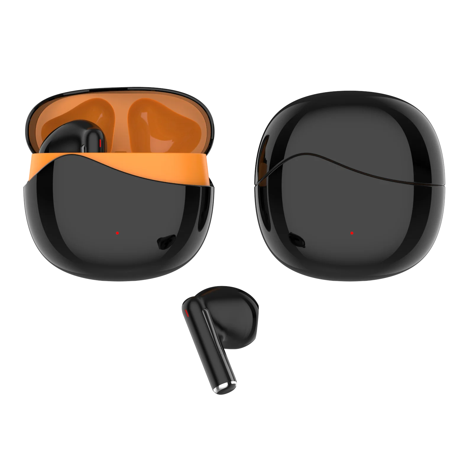 Max90 Color-Blocking Bluetooth 5.4 Earbuds With HD Stereo Sound, Mini Design, Smart Touch, Portable Charging Case 200mAh Battery