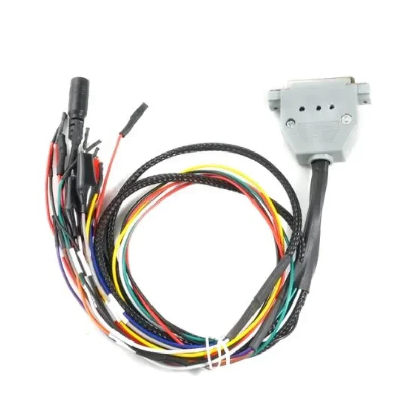 DB25 ECU Bench Pinout Cable With 3 LED Lights Fit PRO J2534 VCI ECU Read Write Support BATT VCC KLINE CAN-L CAN-H Auto Diagnosti