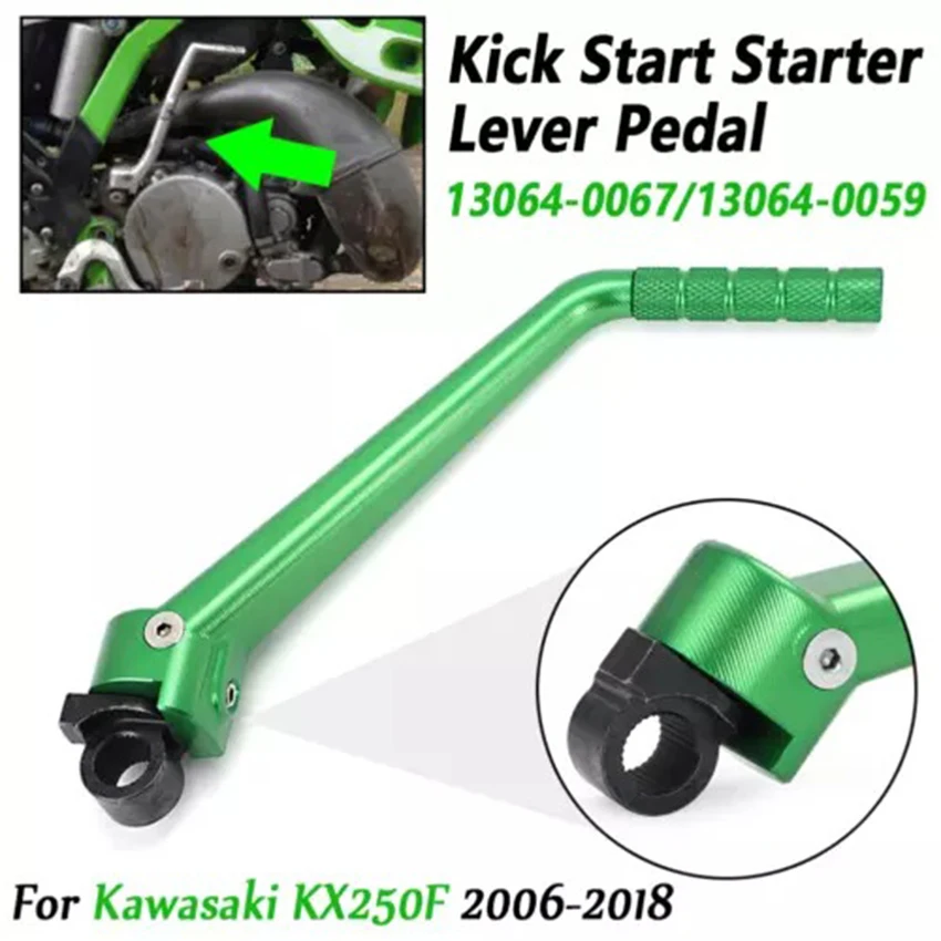 New Kawasaki KX250F Kick Start Starter Lever Pedal 2006-2018 Motorcycle Accessories